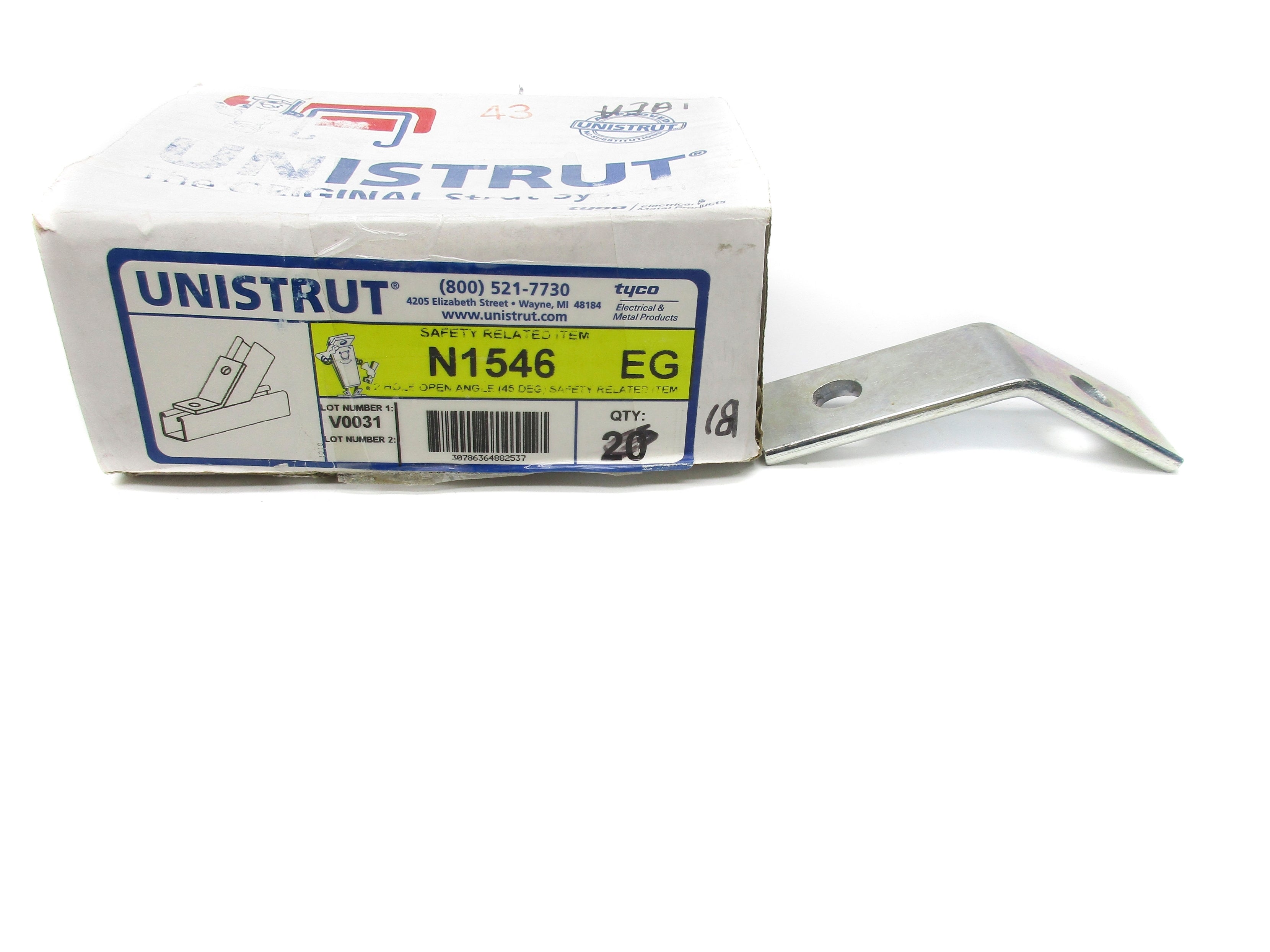 UNISTRUT N1546 (PKG OF 20) NSMP