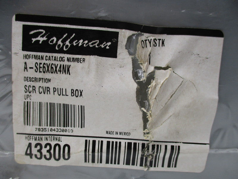 HOFFMAN A-SE6X6X4NK  NSMP