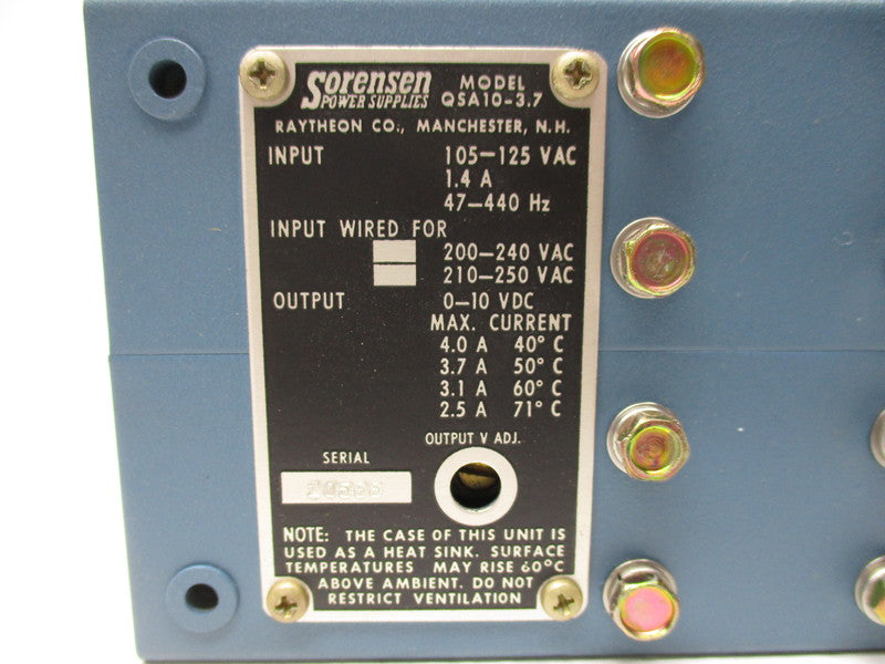 SORENSEN QSA10-3.7  NSNP