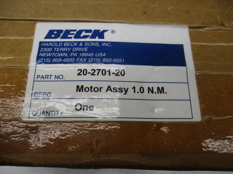 BECK 20-2701-20  NSFS