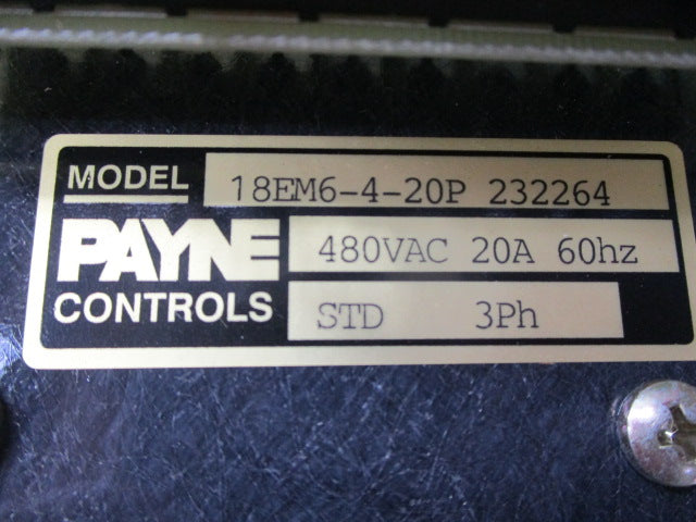 PAYNE CONTROLLERS 18EM6-4-20P  NSNP