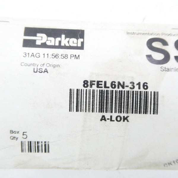 PARKER 8FEL6N-316 (PKG OF 5) (AS PICTURED) NSMP