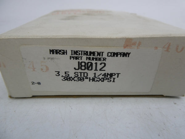 MARSH J8012 30PSI NSMP