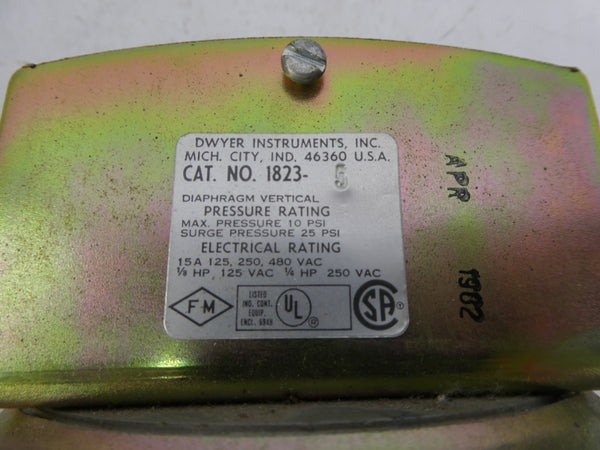 DWYER 1823-5 480VAC 15A 25PSI NSNP