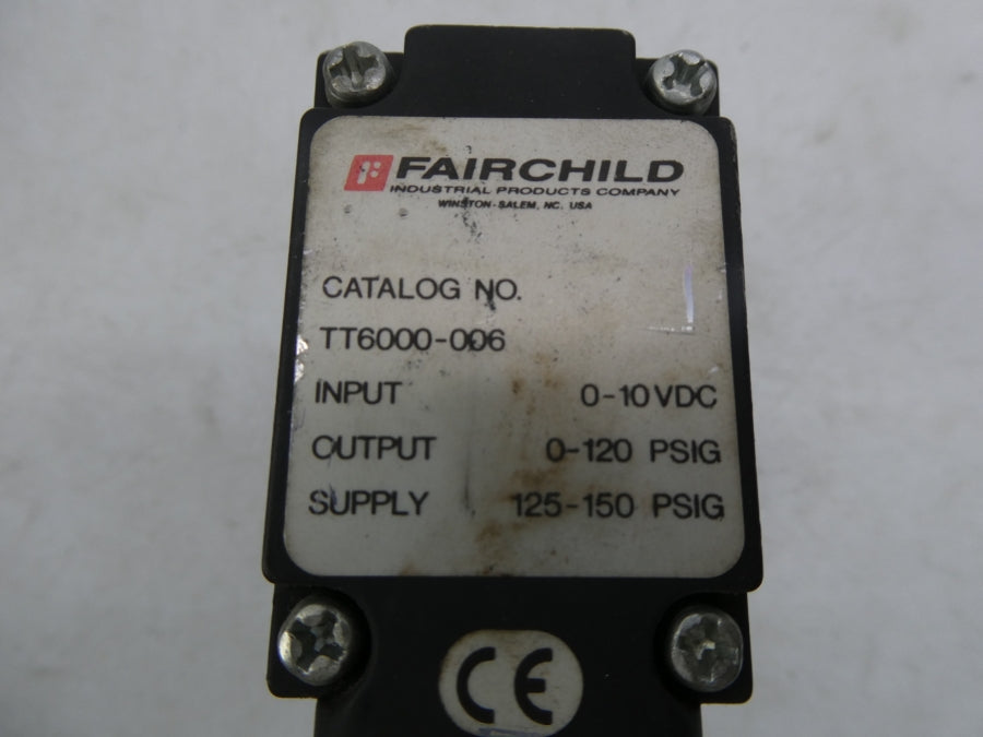 FAIRCHILD TT6000-006 0-10VDC 125-150PSI UNMP