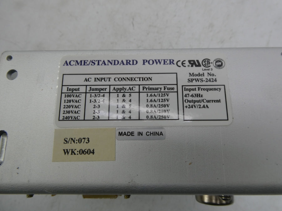 ACME SPWS-2424 240VAC NSNP