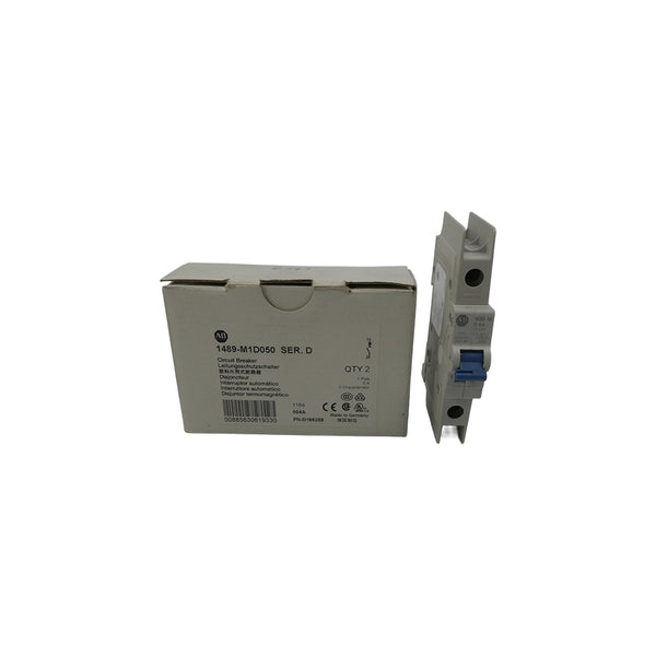 ALLEN BRADLEY 1489-M1D050 SER. D 277V 5A (PKG OF 2) NSMP