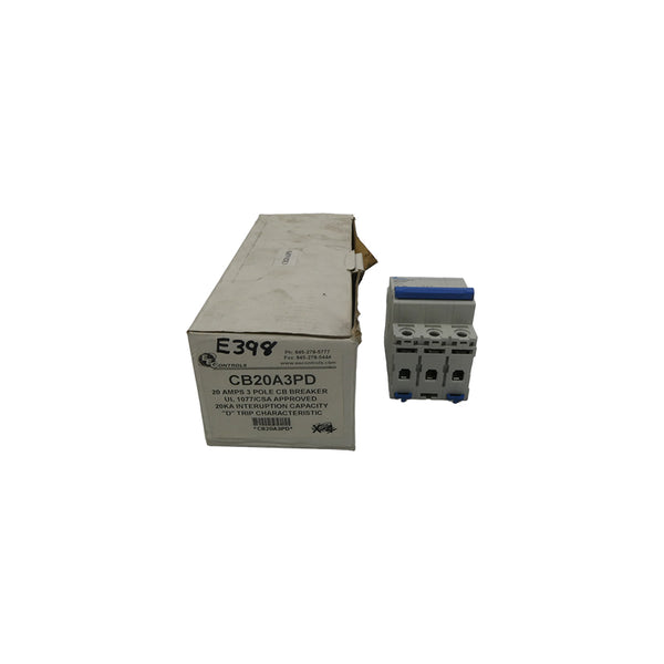 EE CONTROLS CB20A3PD 480VAC 20A NSMP