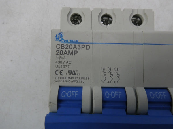 EE CONTROLS CB20A3PD 480VAC 20A NSMP
