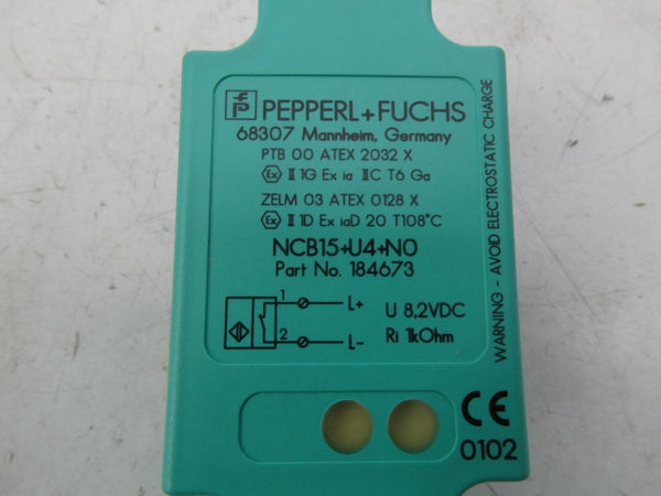 PEPPERL+FUCHS NCB15+U4+N0 184673 8.2VDC NSMP