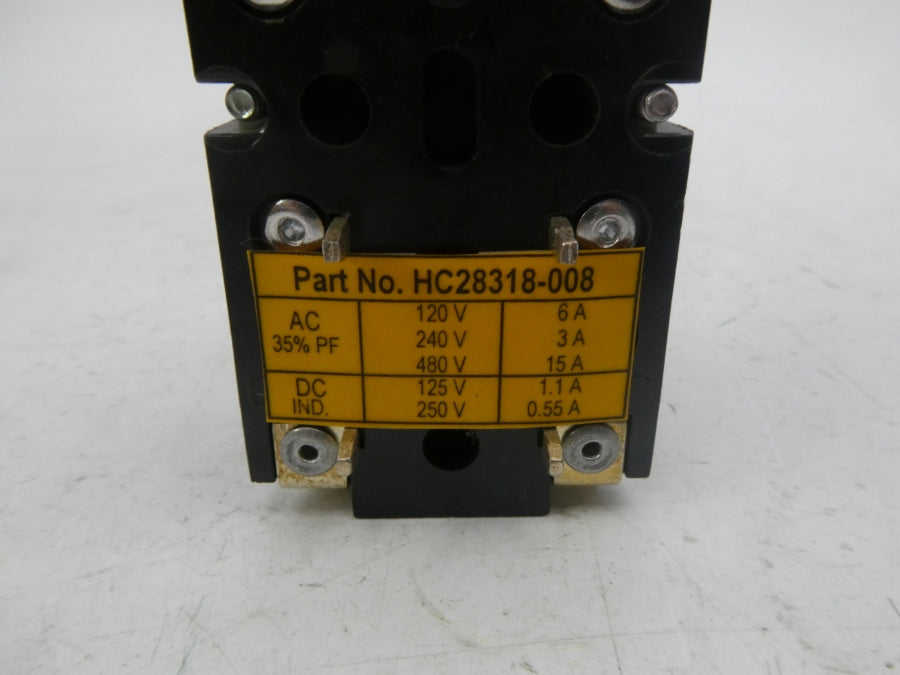 HUBBELL HC28318-008 480V 15A NSNP