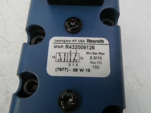 REXROTH R432006126 GS020061-02740 150PSI NSMP
