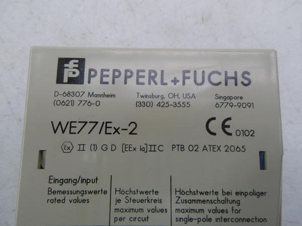 PEPPERL+FUCHS WE77/EX-2115V 129200 115V NSMP
