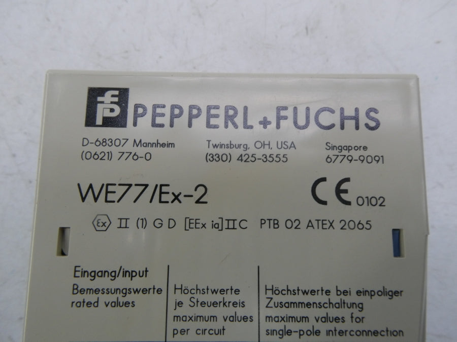 PEPPERL+FUCHS WE77/EX-2115V 129200 115V NSMP