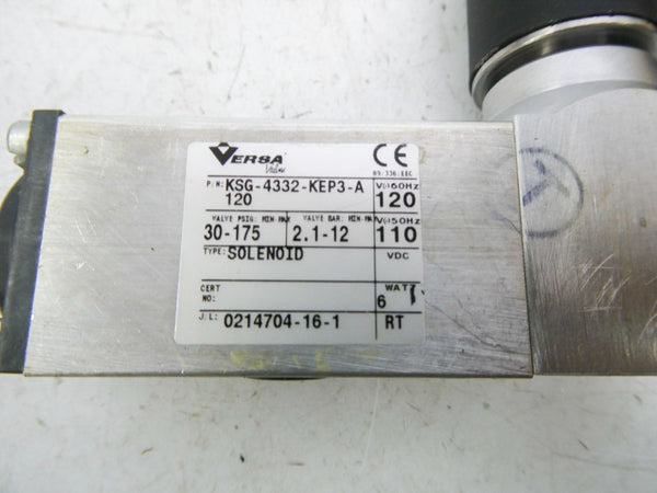 VERSA KSG-4332-KEP3-A120 110/120V 30-175PSI NSMP