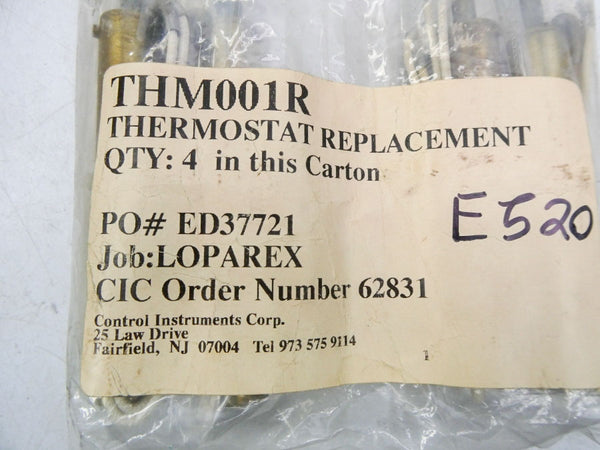 CONTROL INSTRUMENTS THM001R (PKG OF 4) NSMP