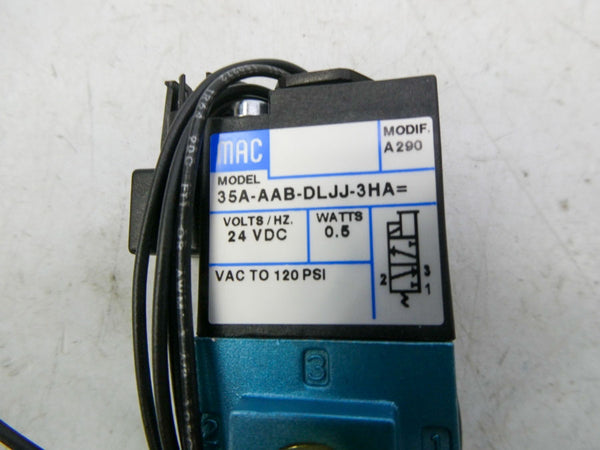MAC 35A-AAB-DLJJ-3HA 24VDC 120PSI NSNP