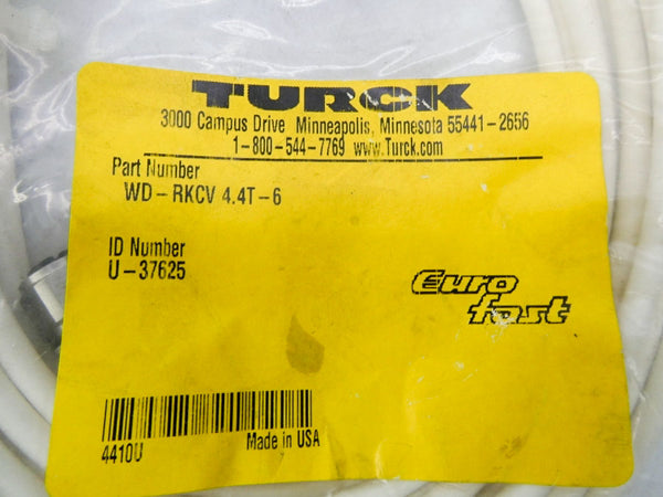 TURCK WD-RKCV4.4T-6 U-37625 NSMP