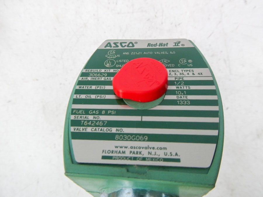 ASCO 8030G069 110/120V 8PSI 1/2" NSMP