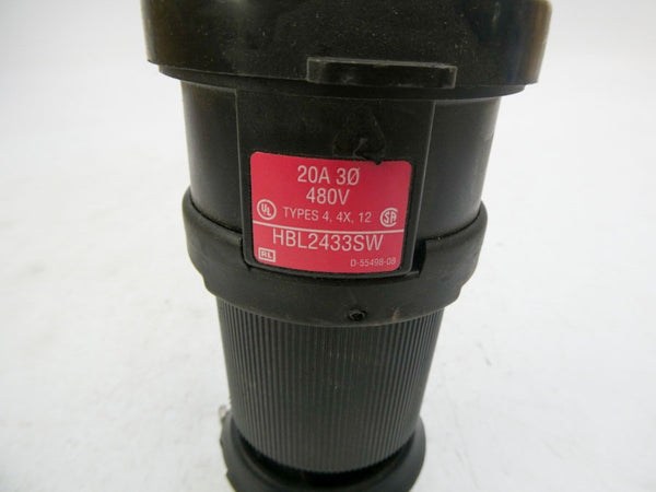 HUBBELL HBL2433SW 480V 20A NSNP