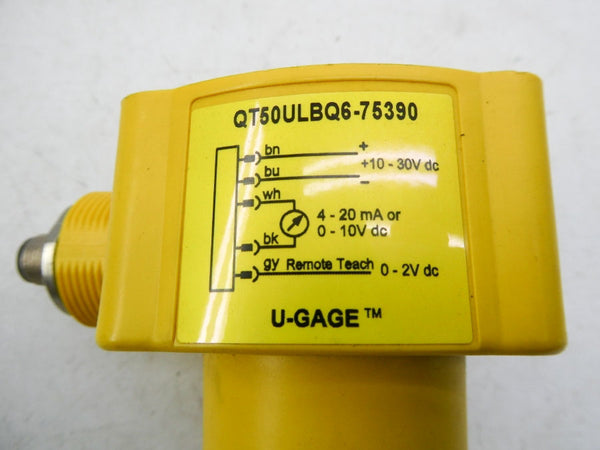 BANNER ENGINEERING QT50ULBQ6-75390 10-30VDC NSNP