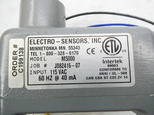 ELECTRO-SENSORS M5000 115VAC NSNP