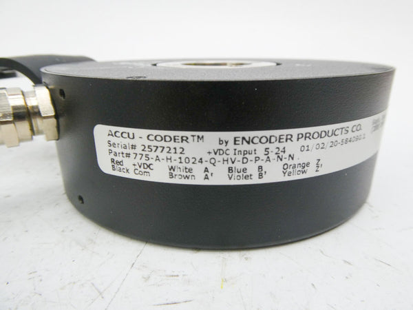 ACCU-CODER 775-A-H-1024-Q-HV-D-P-A-N-N 5-24VDC NSMP