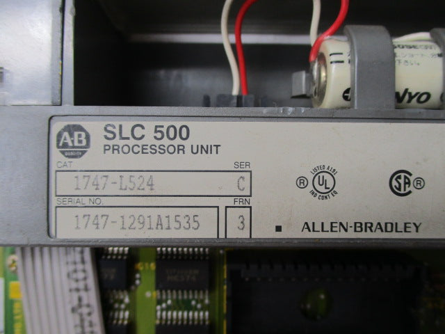 ALLEN BRADLEY SLC 500 1747-L524 SER. C F/W 3  UNMP