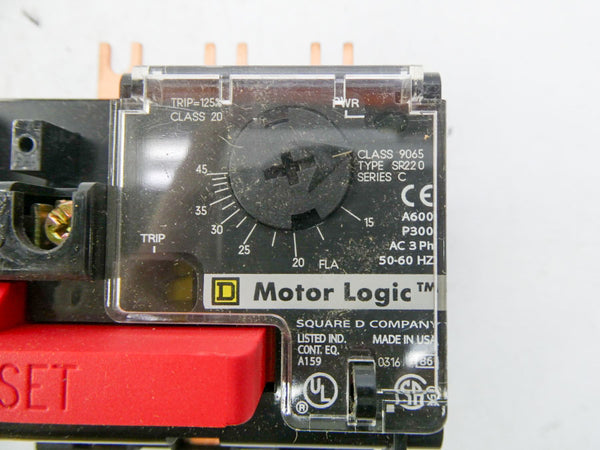 SQUARE D 9065SR220 SER. C 15-45A NSMP