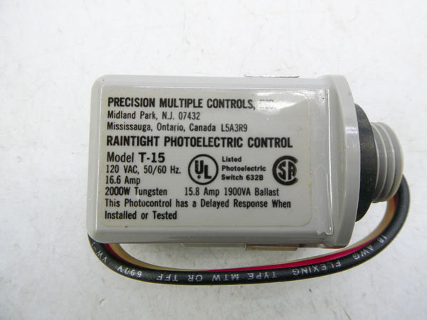 PRECISION CONTROLS T-15 120VAC 16.6A NSMP