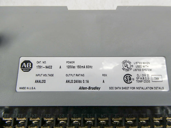 INDUSTRIAL SPARE PART 1791-N4C2 SER. A 120VAC NSMP