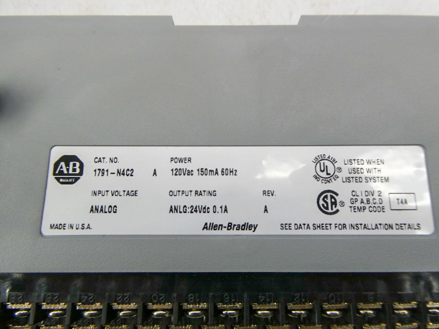 ALLEN BRADLEY 1791-N4C2 SER. A 120VAC NSMP