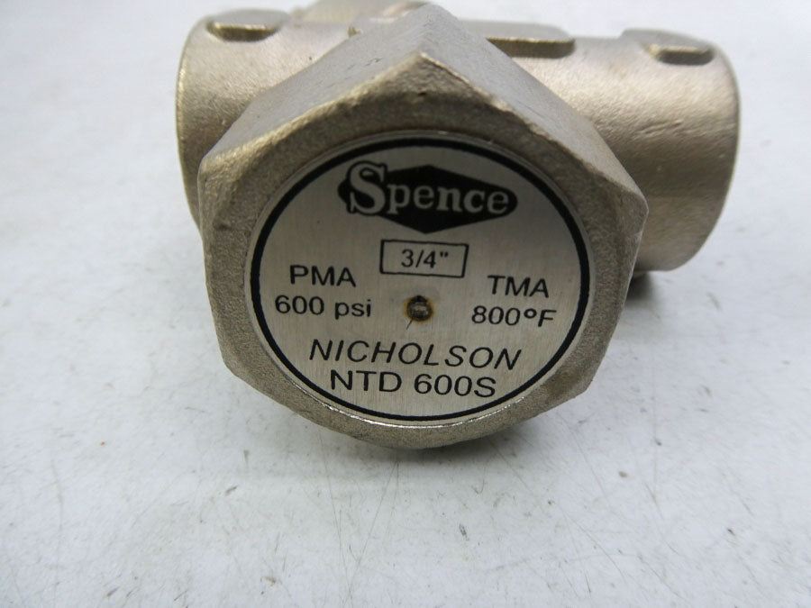 SPENCE NTD600S 600PSI 3/4" NSNP