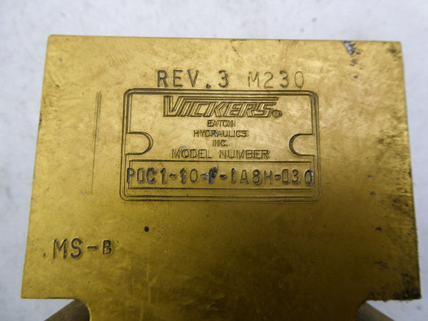 VICKERS POC1-10-1-IA8H-030 REV. 3 UNMP