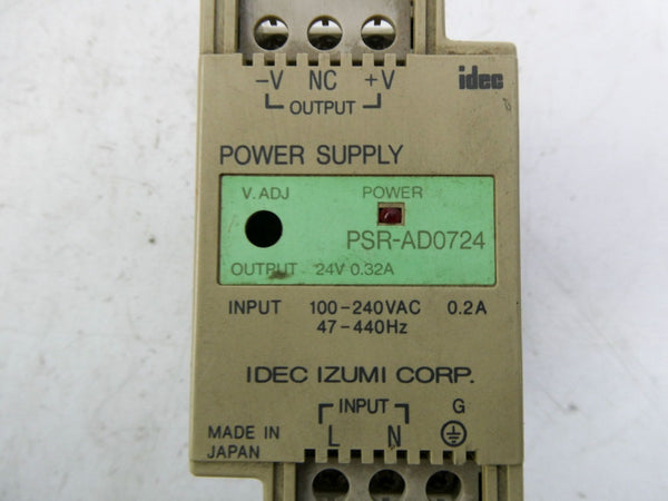 IDEC PSR-AD0724 100-240VAC 0.2A UNMP
