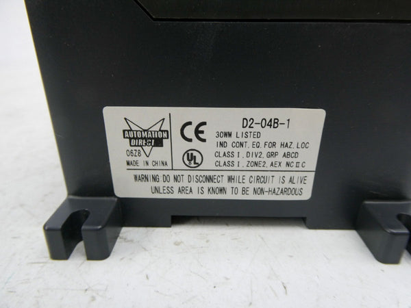 AUTOMATION DIRECT D2-04B-1 110/220V NSMP