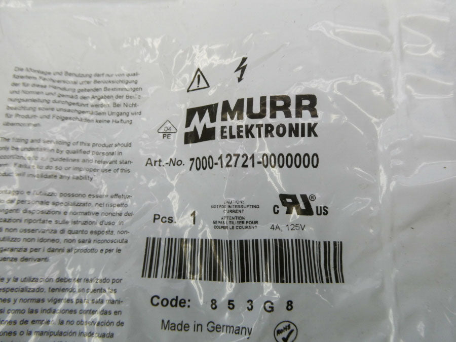 MURR ELEKTRONIK 7000-12721-0000000 125V 4A NSMP