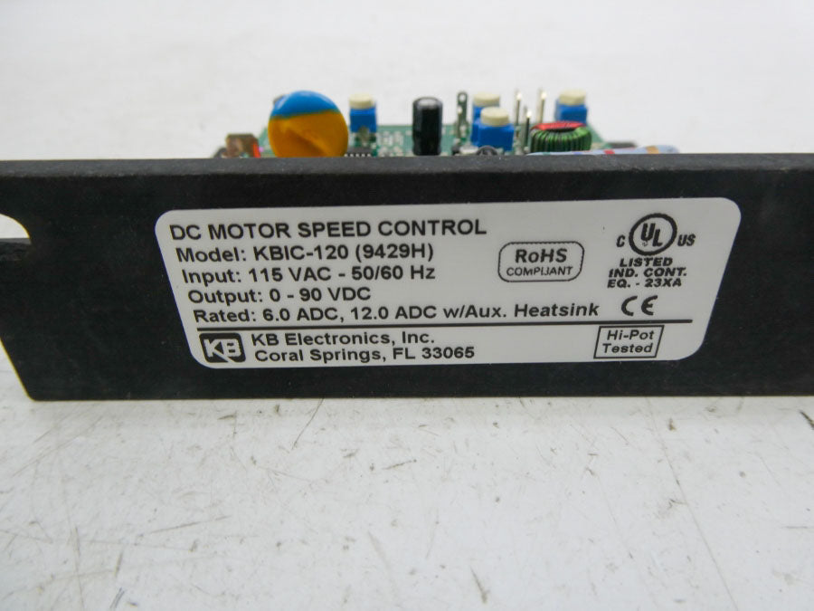 KB ELECTRONICS KBIC-120 9429H 115VAC NSMP