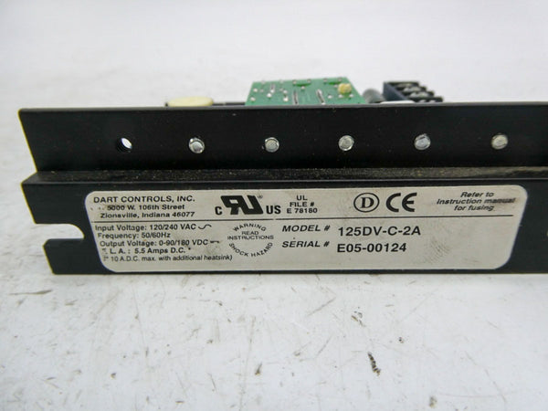 DART CONTROLS 125DV-C-2A 120/240VAC NSMP