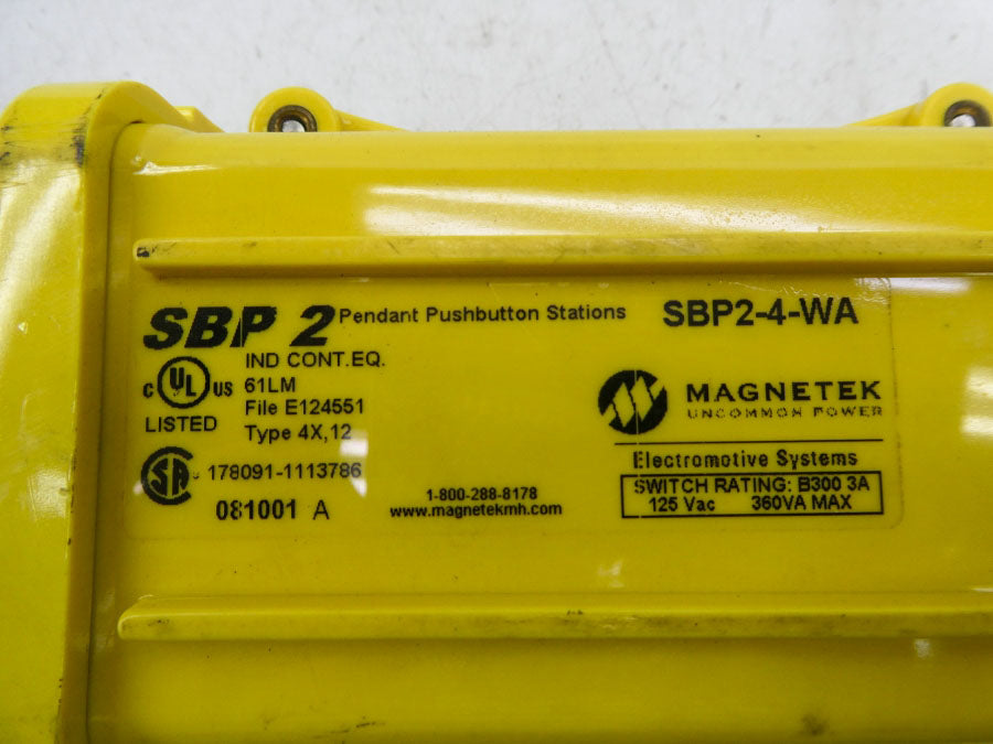 MAGNETEK SBP2-4-WA 125VAC NSNP