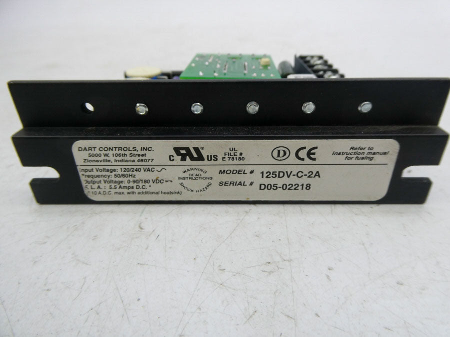 DART CONTROLS 125DV-C-2A 120/240VAC NSNP