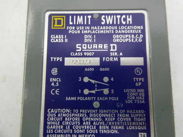 SQUARE D 9007CR53B2 SER. A NSMP