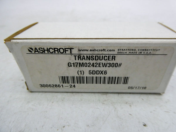 ASHCROFT G17M0242EW300# NSMP