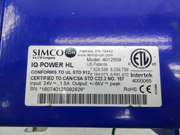 SIMCO 4012509 24V 1.5A UNMP