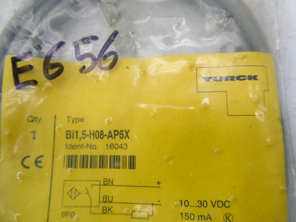 TURCK BI1.5-H08-AP6X 16043 10-30VDC NSMP