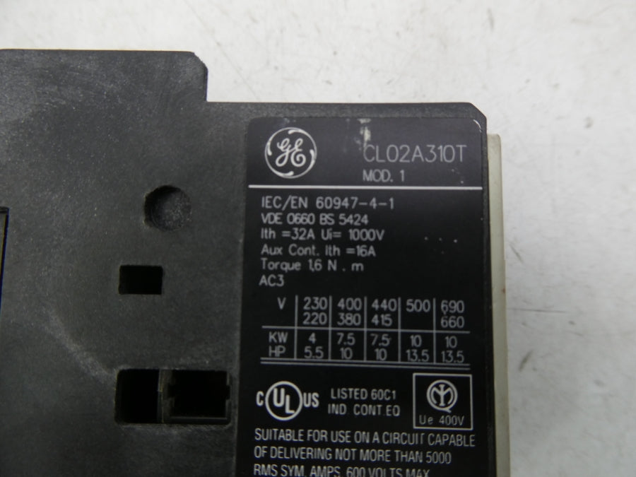 GENERAL ELECTRIC CL02A310TJ 110-120V UNMP