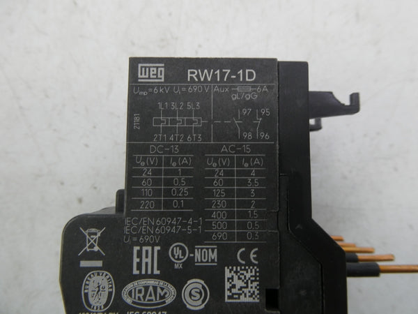 WEG RW17-1D3-D012 0.8-1.2A NSMP