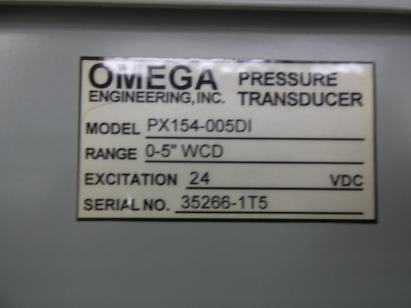 OMEGA PX154-005DI 24VDC 0-5"WCD NSMP