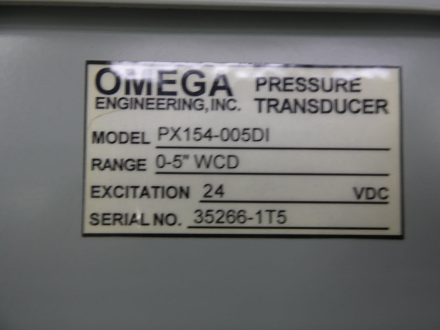 OMEGA PX154-005DI 24VDC 0-5"WCD NSMP