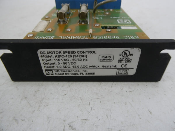 KB ELECTRONICS KBIC-120 (9429H) 115VAC UNMP